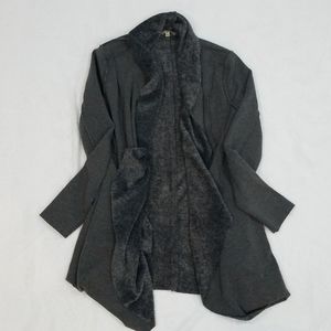 Anama Open Front Grey Cardigan